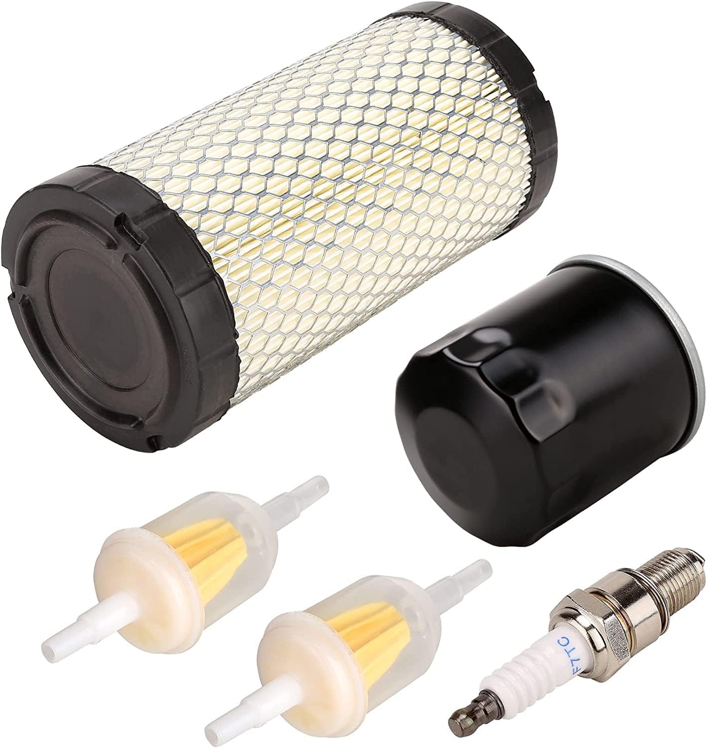 Club Car Precedent 2004-UP with Kawasaki Engine, Includes Air Oil Fuel Filter, Spark Plug BPR2ES #102558201, #1016467, #102003201, #103887901, #1018811-01