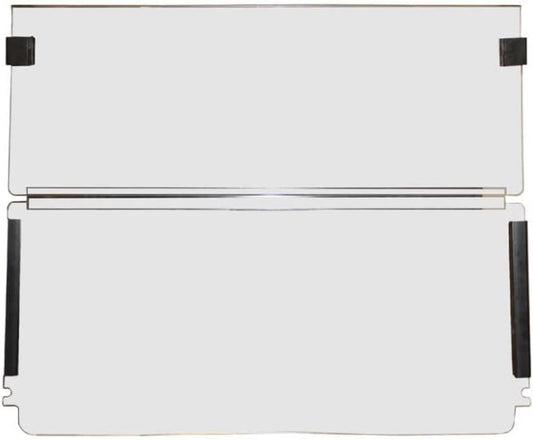 EZGO TXT Windshield Folding Clear