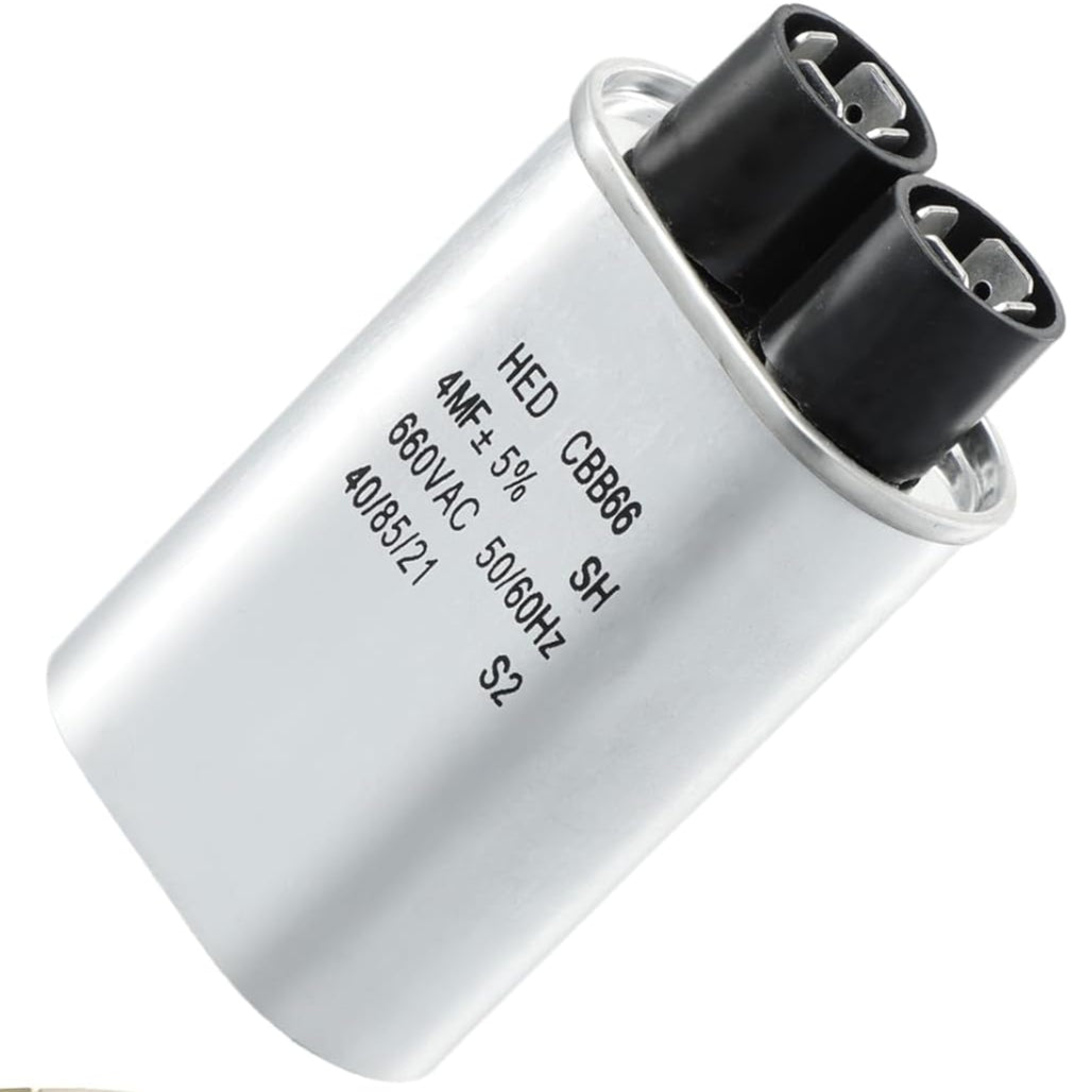 Golf Cart 4μF Capacitor, 4 MFD/660 VAC Lester Capacitor Replacement